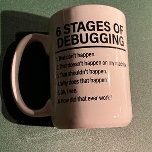 Panvola Stages Of Debugging Computer Programmer Gift